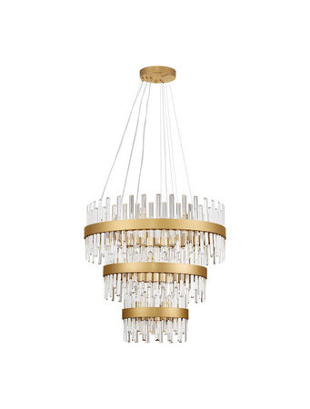 Luces Exclusivas lampa wisząca LED Cholula Ø 75 cm G9 42x5W IP20 złota LE44723