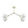 TK Lighting plafon Fairy 4xG9 biało/złoty 6470