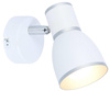 Candellux kinkiet (reflektorek) Fido E14 biały/chrom 91-63366