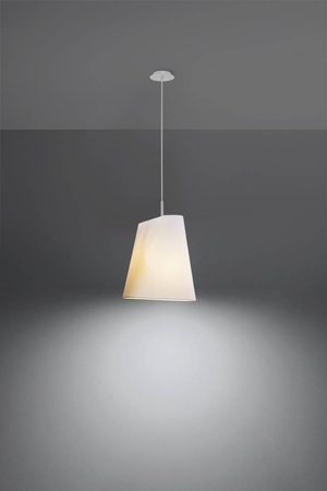 Sollux lampa wisząca Blum 1 E27 biała SL.0769