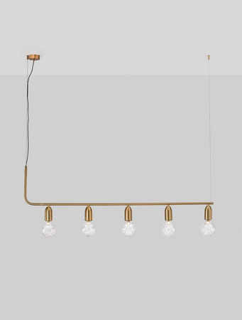 Luces Exclusivas żyrandol / lampa wisząca Bani 5xG9 czarna LE42712