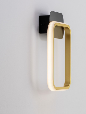 Luces Exclusivas kinkiet LED Chulumani ściemnialny 13W 563lm 3200K IP20 czarno/złoty LE44824