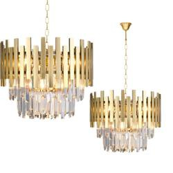 Milagro żyrandol / lampa wisząca Aspen Gold 6xE14 złota ML5999