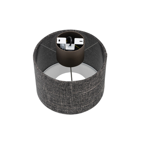 Nowodvorski lampa sufitowa Amarela S E27 1x15W czarno/brązowa 11657