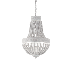 Ideal Lux żyrandol / lampa wisząca Monet 6xE14 biała 162751