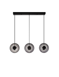 Luces Exclusivas lampa wisząca LED Huacaraje ściemnialna 24W 660lm 3000K IP20 czarna LE44828