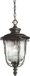 Elstead lampa wisząca zewnętrzna Luverne E27 brązowa IP23 KL-LUVERNE8-M