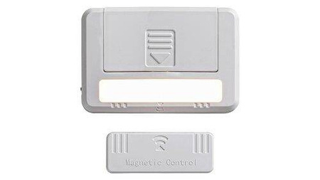 Rabalux lampka podszafkowa Magnus LED 0,5W 35lm 3000K biała (zasilanie 2x bateria AA) 5675