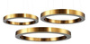 Step Into Design żyrandol  / lampa wisząca LED Circle 112W 10640lm 3000K (+pilot) mosiężna 60+80+80cm ST-8848-60+80+80 brass