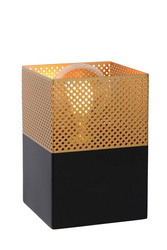 Lucide kinkiet Renate 1x E27/40W czarno/złoty 21223/01/02