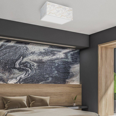 Milagro plafon Senso 3xE27 biało/złoty MLP7304