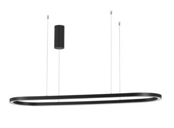 Luces Exclusivas lampa wisząca LED Silao 58W 3248lm 3000K czarna LE42797