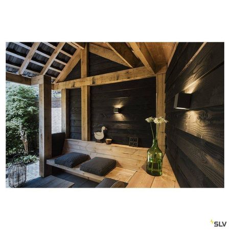 SLV kinkiet zewnętrzny LED Sitra Cube 10W 1120lm 3000K antracytowy IP44 1002032