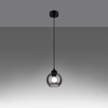 Sollux lampa wisząca Alino E27 czarna SL.1141