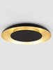 Luces Exclusivas lampa sufitowa LED Capinota ściemnialna Ø 60 cm 38W 2200lm 2700-4000K IP20 czarno/złota LE44804