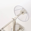CosmoLight kinkiet Denver E14 biały/nikiel W01987WH NI