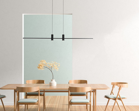 Azzardo SMART lampa wisząca LED Gerardo 33W 2145lm 3000/6000K czarna AZ5447