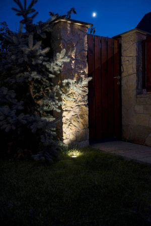 Su-ma oczko chodnikowe LED (najazdowe) Leda 1W 3000K stalowe IP67 ST 5024 B