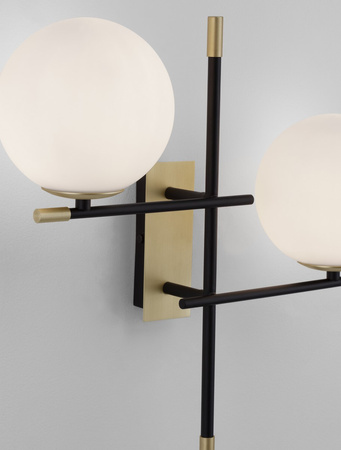 Luces Exclusivas kinkiet LED Aereo G9 2x5W IP20 czarno/złota LE43369