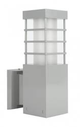 Su-ma kinkiet zewnętrzny Rado E27 srebrny IP54 RADO II K AL