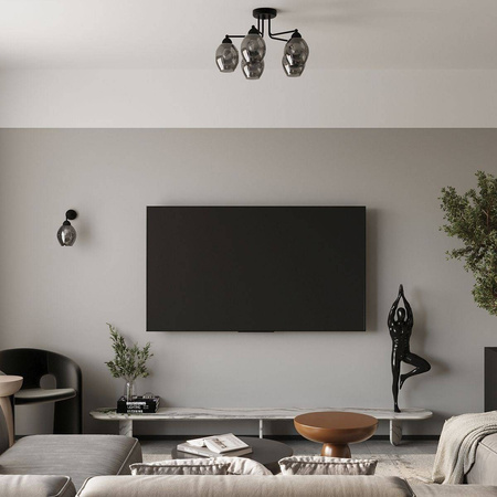 Sollux plafon Fillan 3xE27 czarny SL.1144