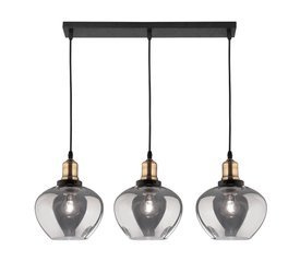Luces Exclusivas lampa wisząca Caldas 3xE27 czarno/dymiona LE41927