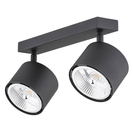 Argon kinkiet (reflektorki) Clevland 2xGU10 czarny 1032 BZ
