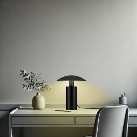 Luces Exclusivas lampa stołowa LED Tejarias Ø 20 cm 5W 264lm 3000K IP20 wys. 22,5 cm czarna LE44959