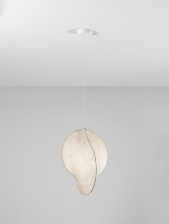 Luces Exclusivas lampa wisząca LED Chancay Ø 40 cm E27 1x12W IP20 biała LE44597