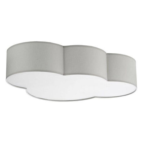 TK Lighting plafon Cloud 4xE27 szary 3145