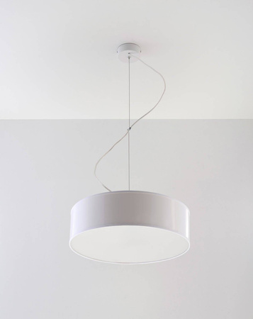 Sollux lampa wisząca Arena 35 2xE27 biała SL.0117