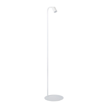 TK Lighting lampa podłogowa Logan GU10 biała 140cm 5484