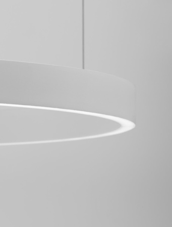 Luces Exclusivas lampa wisząca LED Bari ściemnialna Ø 80 cm 77W 3326lm 3000K IP20 biała LE43256