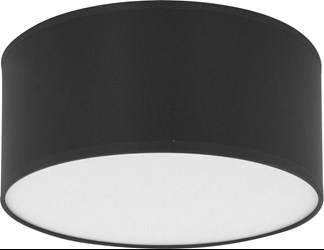 TK Lighting plafon Rondo E27 czarny 3334