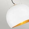 Quintiesse lampa wisząca Nula E27 biało/złota QN-NULA-1P