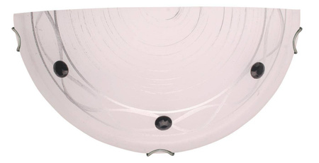 Candellux kinkiet Giara E27 biały/chrom 11-37780