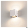 SLV kinkiet zewnętrzny Sitra Cube 2xGX53 biały IP44 232531