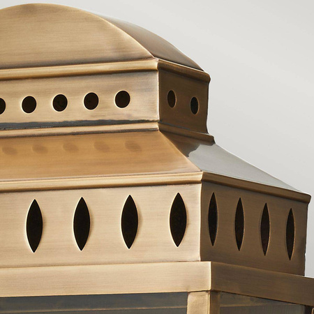 Elstead kinkiet zewnętrzny Mansion House 2xE27 mosiężny IP44 MANSION-HOUSE-L-BR