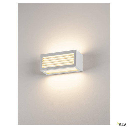 SLV kinkiet zewnętrzny Box-L E27 biały IP54 232491