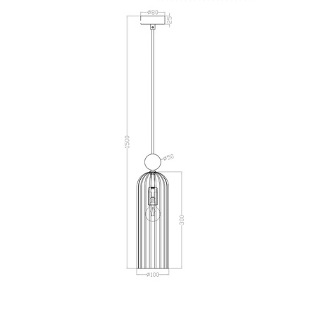 Light Prestige lampa wisząca Piega E14 złoto/dymiona LP-939/1P smoked