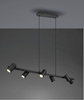Trio lampa wisząca (reflektorki) Marley 6xGU10 czarna 302400632