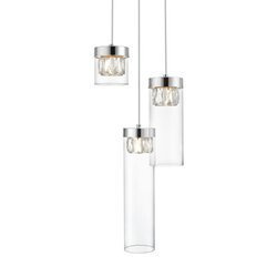 Zuma Line lampa wisząca Gem 3xG9 chrom P0389-03D-F4AC