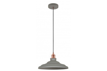 GTV lampa wisząca Loret L E27 szaro/mosiężna OS-LOR-L-E27-15-DEC