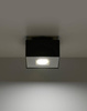 Sollux plafon Mono 1 GU10 biało/czarny SL.0070