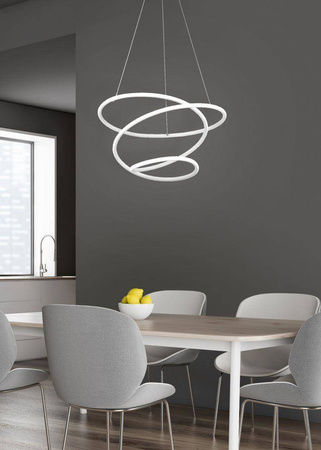 RL lampa wisząca LED Bologna 36W 5100lm 4000K biała ściemnialna R37051131