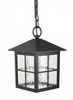 Su-ma lampa wisząca zewnętrzna Wenecja E27 czarna/patyna IP43 K 1018/1/KW