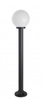 Su-ma lampa stojąca zewnętrzna Kule E27 czarna 120cm IP43 K 5002/2/K 200