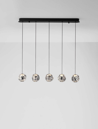 Luces Exclusivas lampa wisząca LED Chepen ściemnialna 25W 1341lm 3000K IP20 czarna LE44644