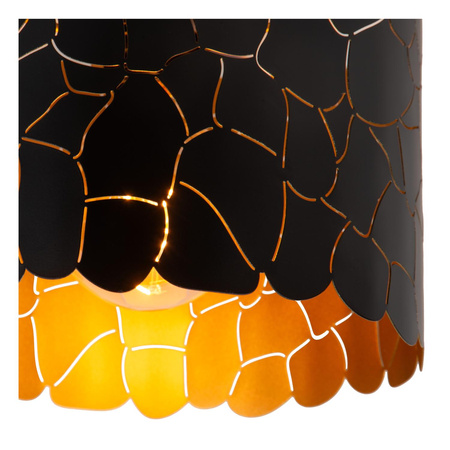 Lucide lampa sufitowa Almelo Ø 26 cm 1xE27 czarna 21134/26/30