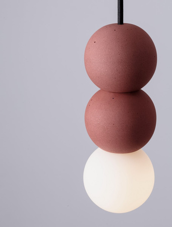 Luces Exclusivas lampa wisząca LED Ibague Ø 8 cm G9 3x5W IP20 czerwona LE44664